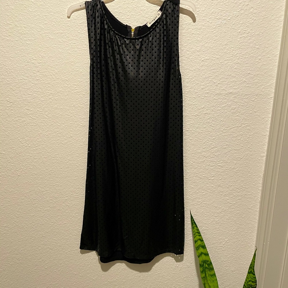 Black cutout dress